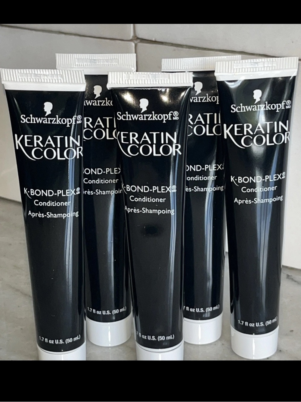 Schwarzkopf Keratin Color K Bond-Plex Conditioner 1.7 fl. oz - Lot of 5 NEW